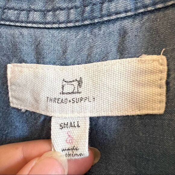 Thread & Supply jean button up dress - Picture 7 of 8